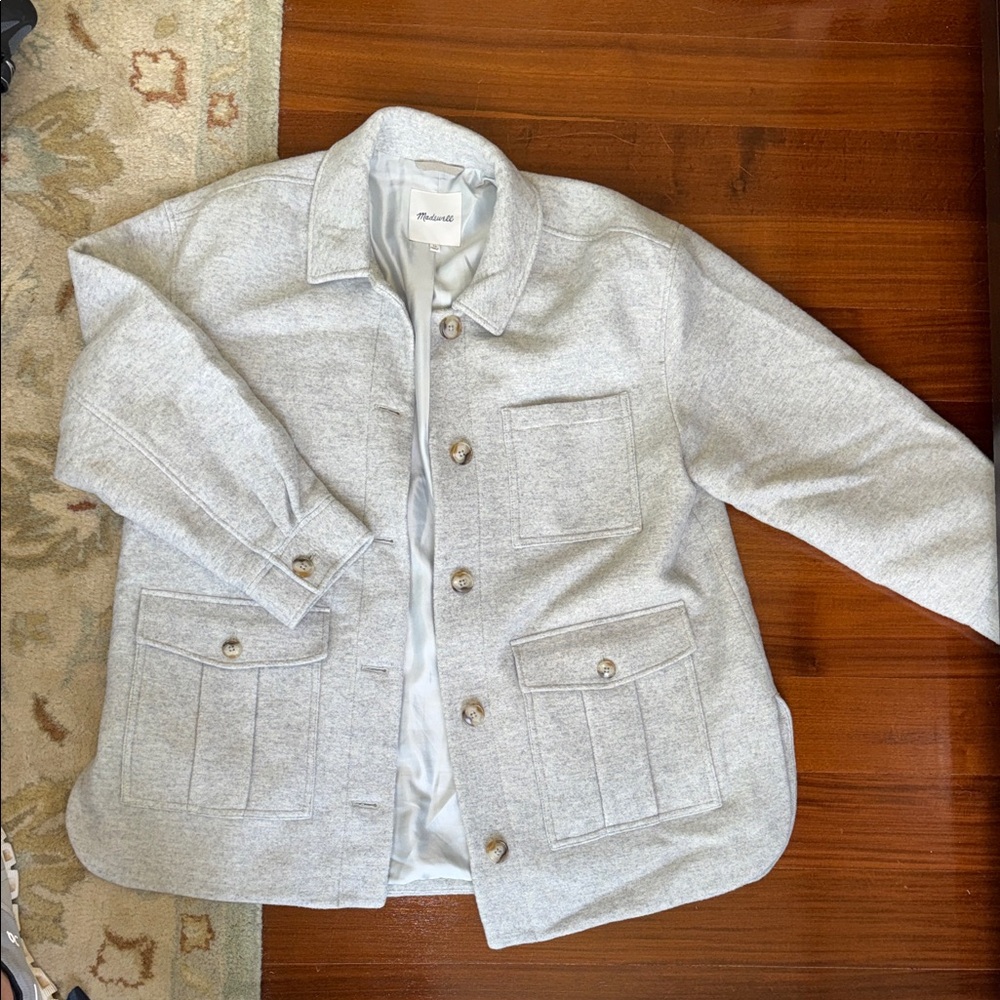 Madewell Wool Blend Shacket